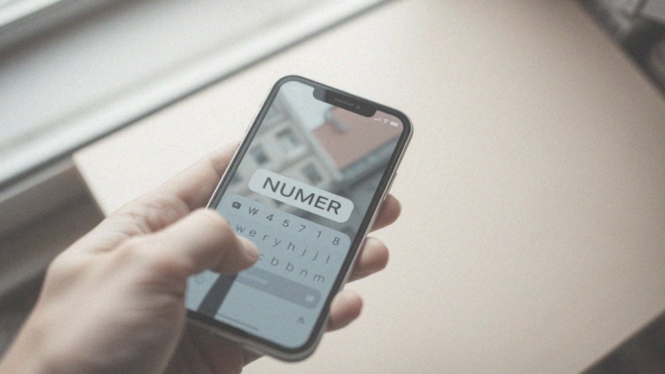 Jak wysłać SMS o treści „numer” w celu sprawdzenia rejestracji?