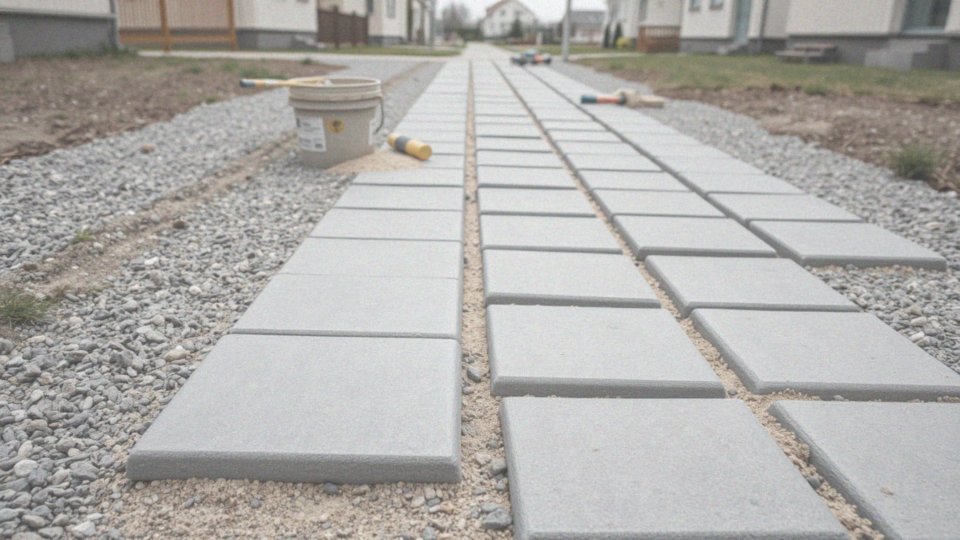 Jak przebiega proces instalacji płyty chodnikowej 50x50?