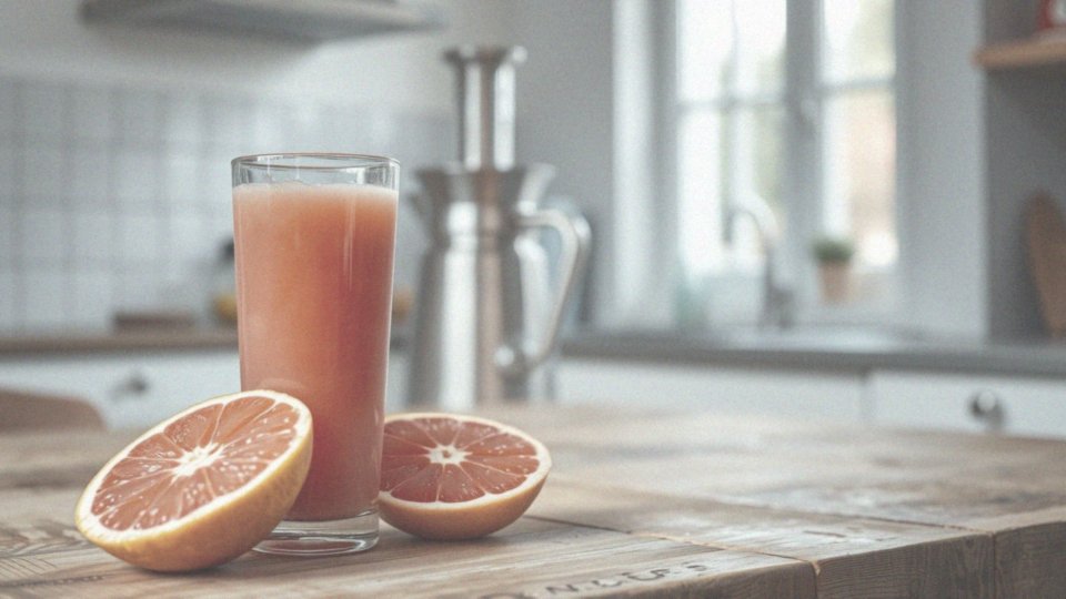 Jak sok z grejpfruta wpływa na cholesterol i poziom cukru we krwi?