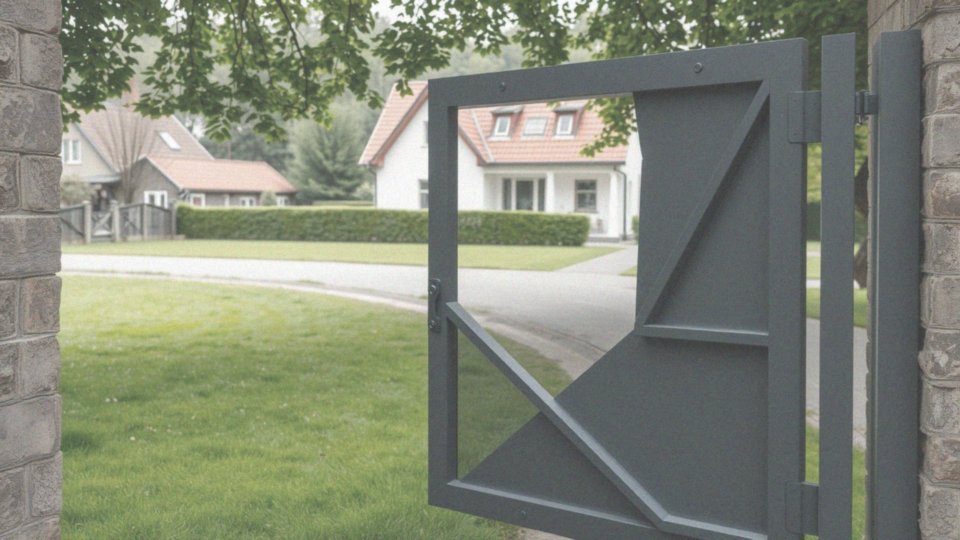 Jakie są zalecane wymiary i kąt otwarcia bramy?